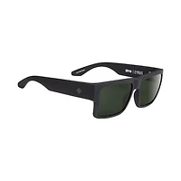 SPY Cyrus Soft Matte Black Happy Grey Green Polarized