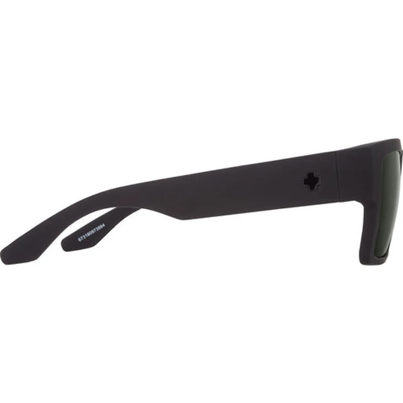 SPY Cyrus Soft Matte Black Happy Grey Green Polarized