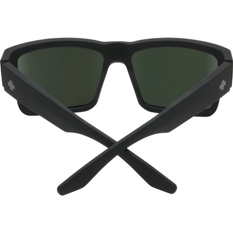 SPY Cyrus Soft Matte Black Happy Grey Green Polarized