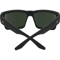 SPY Cyrus Soft Matte Black Happy Grey Green Polarized