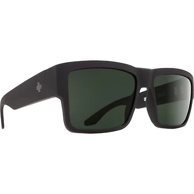 SPY Cyrus Soft Matte Black Happy Grey Green Polarized