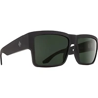 SPY Cyrus Soft Matte Black Happy Grey Green Polarized