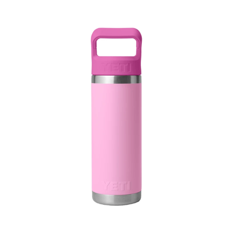 YETI Rambler Water Bottle with Color-matched Straw Cap
