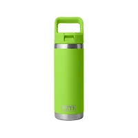 YETI Rambler Water Bottle with Color-matched Straw Cap