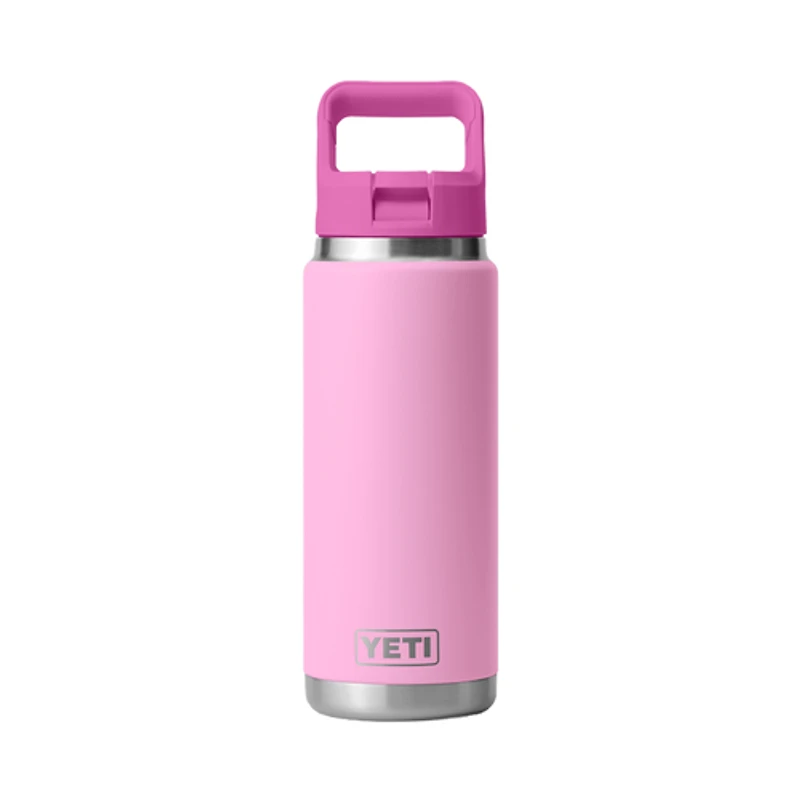YETI Rambler Water Bottle with Color-matched Straw Cap