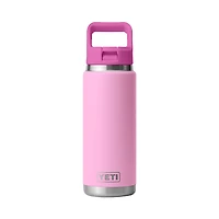 YETI Rambler Water Bottle with Color-matched Straw Cap