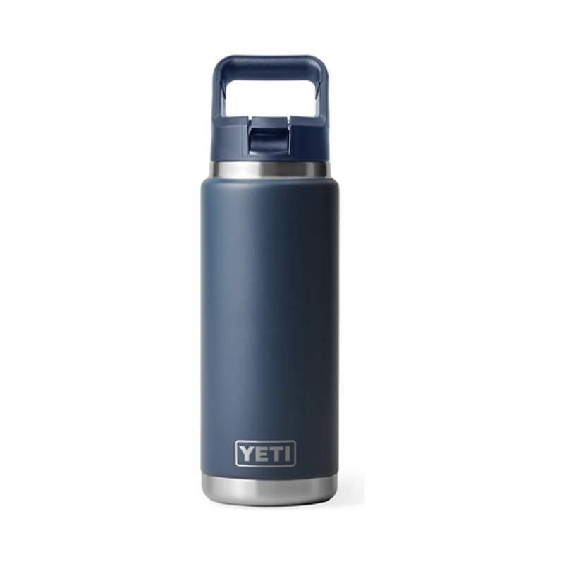 YETI Rambler Water Bottle with Color-matched Straw Cap