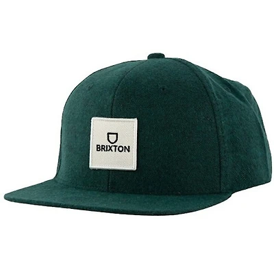 Brixton Alpha Square MP Snapback Pine Needle/White