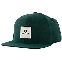 Brixton Alpha Square MP Snapback Pine Needle/White