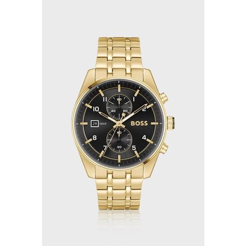 HUGO BOSS Sky Traveller Chrono 5 Bar Metal