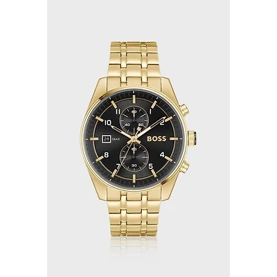 HUGO BOSS Sky Traveller Chrono 5 Bar Metal