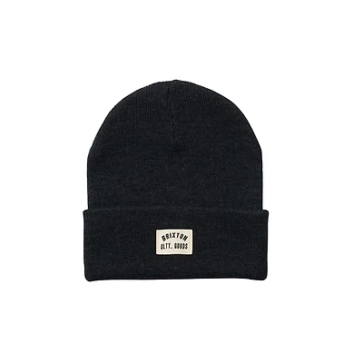 Brixton Woodburn Watch Cap Beanie Washed Black