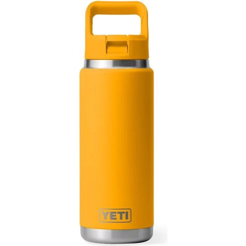 YETI Rambler Water Bottle with Colour-Matched Straw Cap