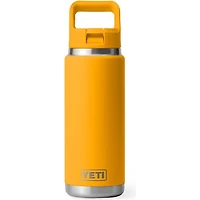 YETI Rambler Water Bottle with Colour-Matched Straw Cap
