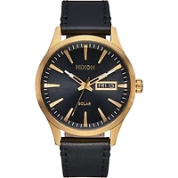Nixon Sentry Solar Leather