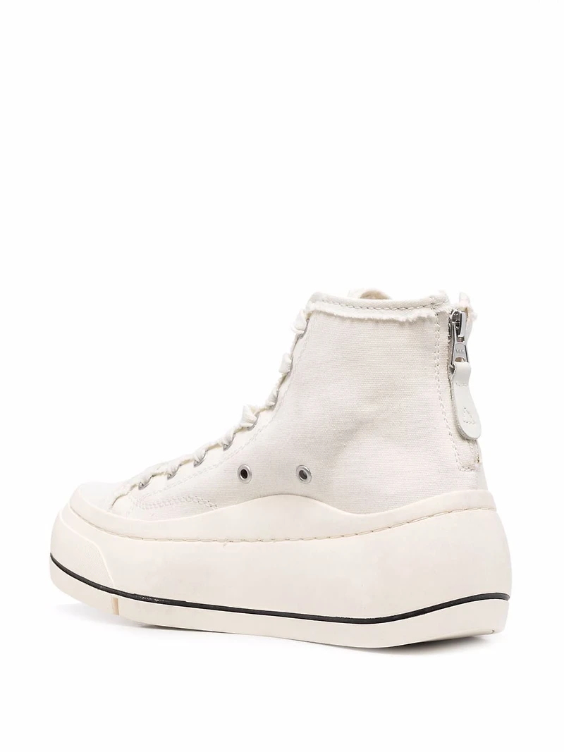 R13 - Platform Sneakers in Cream