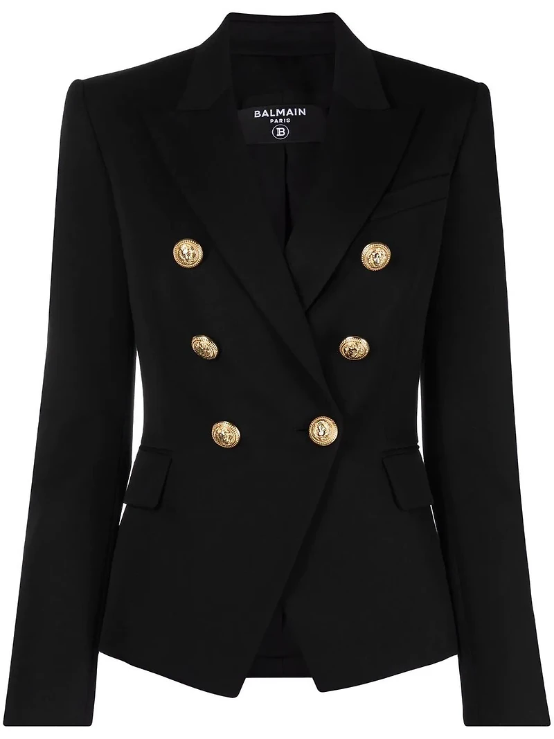 BALMAIN - Double Breasted Blazer in Black