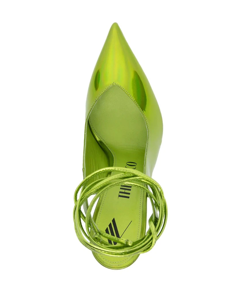 THE ATTICO - Holographic Pumps in Green