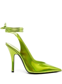 THE ATTICO - Holographic Pumps in Green