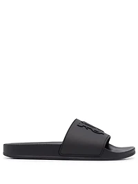 PALM ANGELS - Monogram Slides in Black