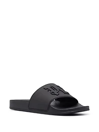 PALM ANGELS - Monogram Slides in Black