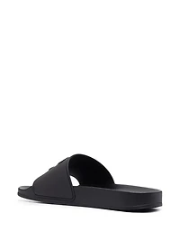 PALM ANGELS - Monogram Slides in Black