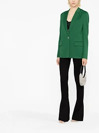 THE ATTICO - Single Breasted Blazer in Green