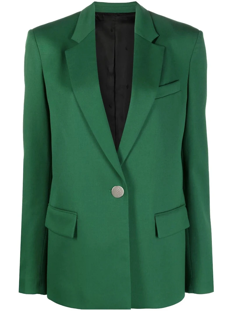 THE ATTICO - Single Breasted Blazer in Green