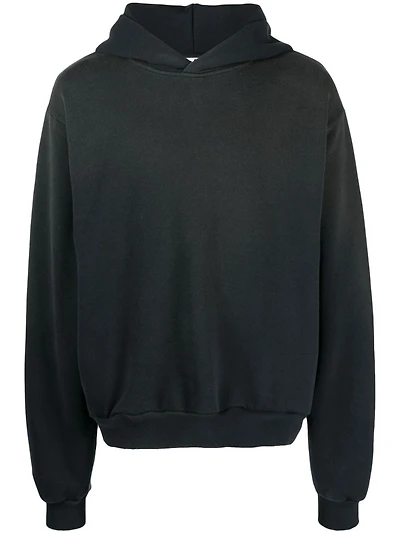 ACNE STUDIOS - Black Logo-Print Hoodie