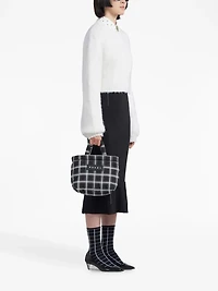 MARNI - Constrast Stitch Skirt in Black