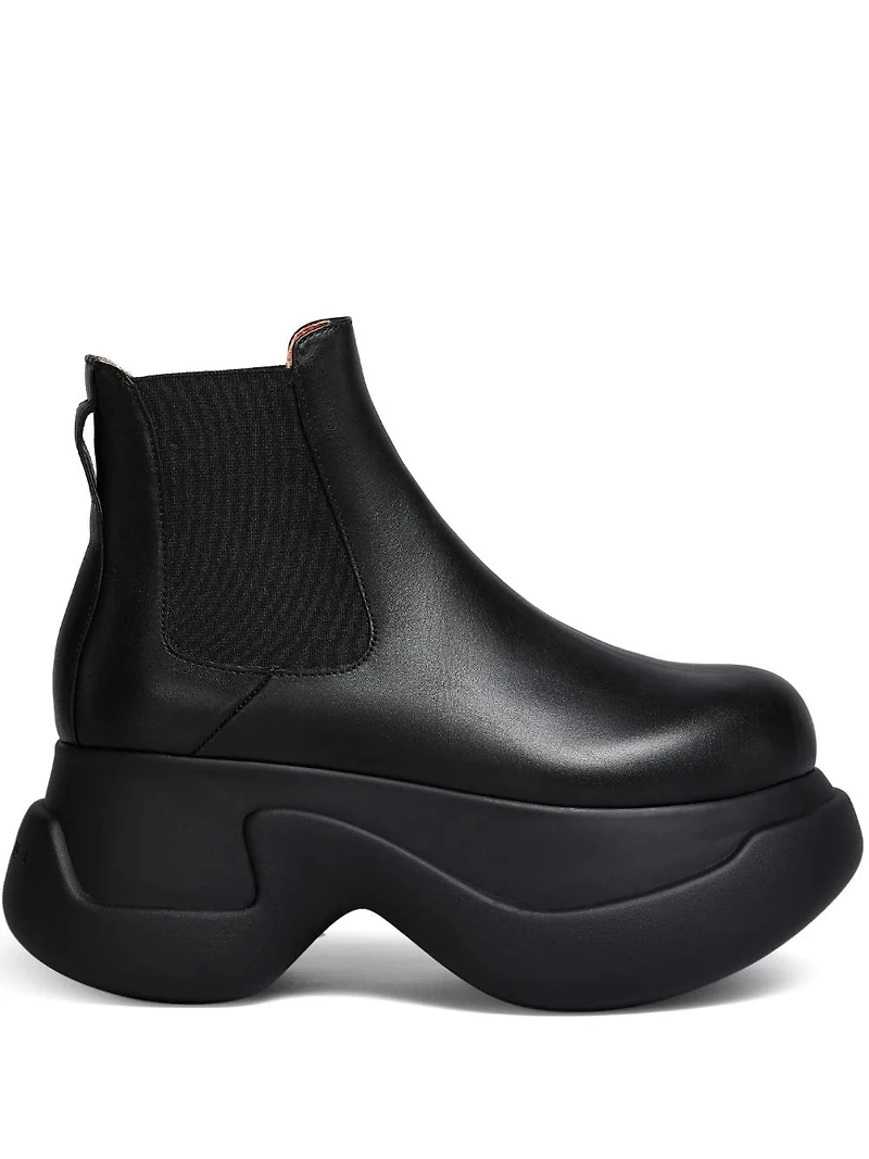 MARNI - 80mm Leather Ankle Boots