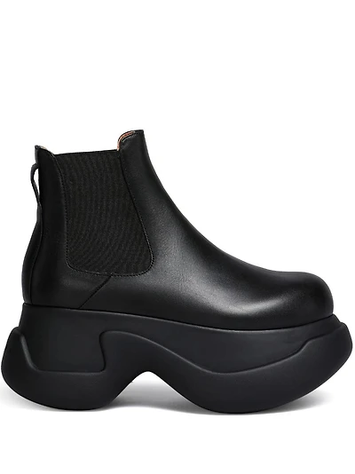 MARNI - 80mm Leather Ankle Boots