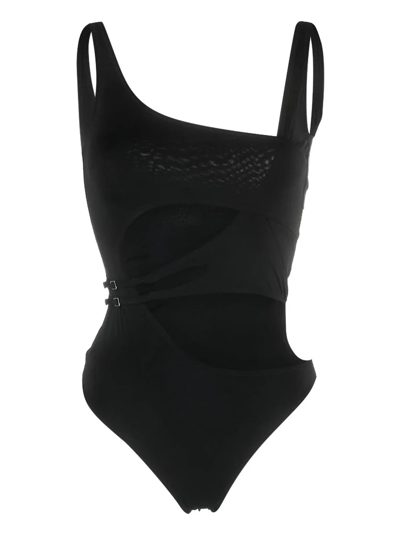OFF-WHITE - Cut Out Swimsuit in Black