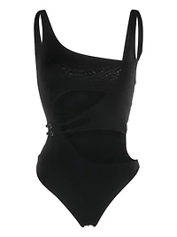 OFF-WHITE - Cut Out Swimsuit in Black