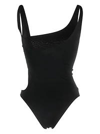 OFF-WHITE - Cut Out Swimsuit in Black