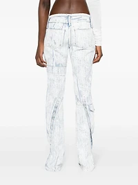 ACNE STUDIOS - Low Rise Textured Jeans