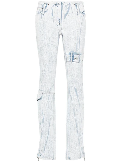 ACNE STUDIOS - Low Rise Textured Jeans