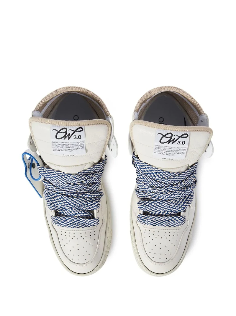 OFF-WHITE - 3.0 Off Court Sneakers in Beige/Blue