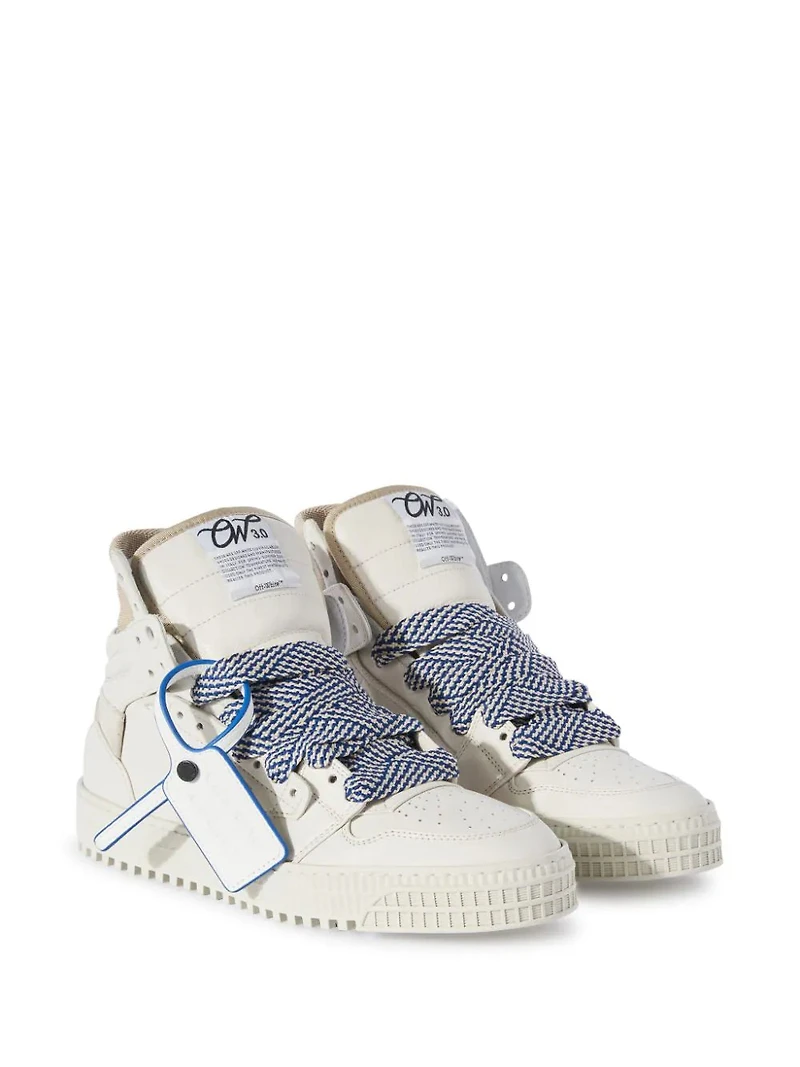 OFF-WHITE - 3.0 Off Court Sneakers in Beige/Blue