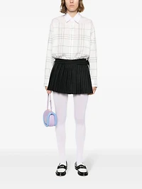 MARNI - Checkered Long Sleeve Shirt in White