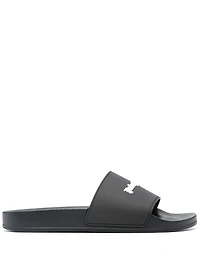 PALM ANGELS - Logo Slides in Black