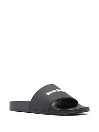 PALM ANGELS - Logo Slides in Black