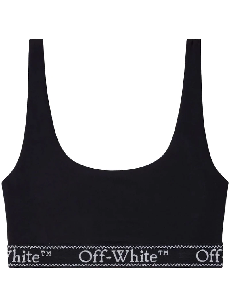 OFF-WHITE - Scoop Bra Top in Black