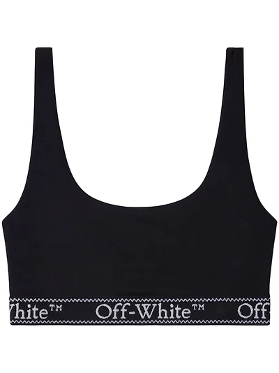 OFF-WHITE - Scoop Bra Top in Black