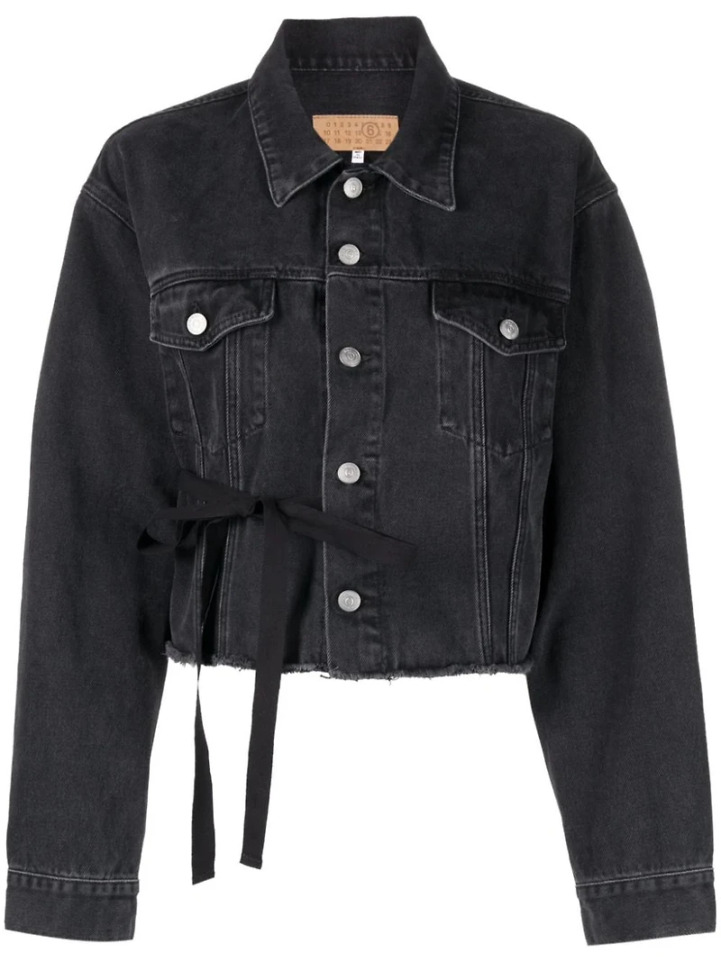 MM6 MAISON MARGIELA - Denim Jacket in Washed Black