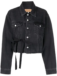 MM6 MAISON MARGIELA - Denim Jacket in Washed Black