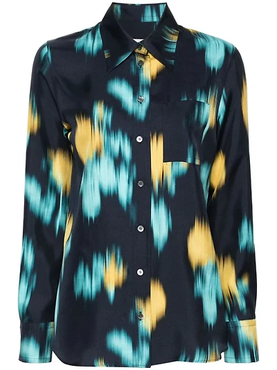 LANVIN - Abstract Print Shirt