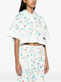 MARNI - Floral Print Hoodie