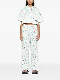 MARNI - Floral Print Hoodie