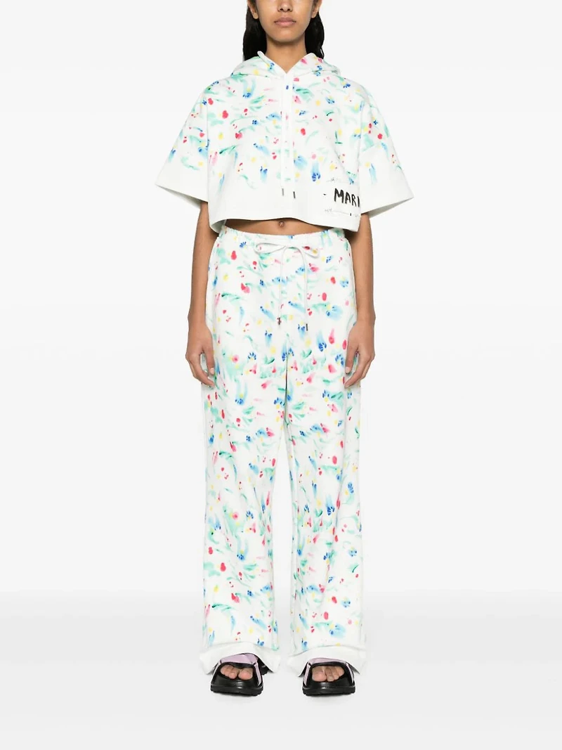 MARNI - Floral Print Track Pants